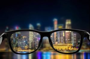 progressive lenses showing their use